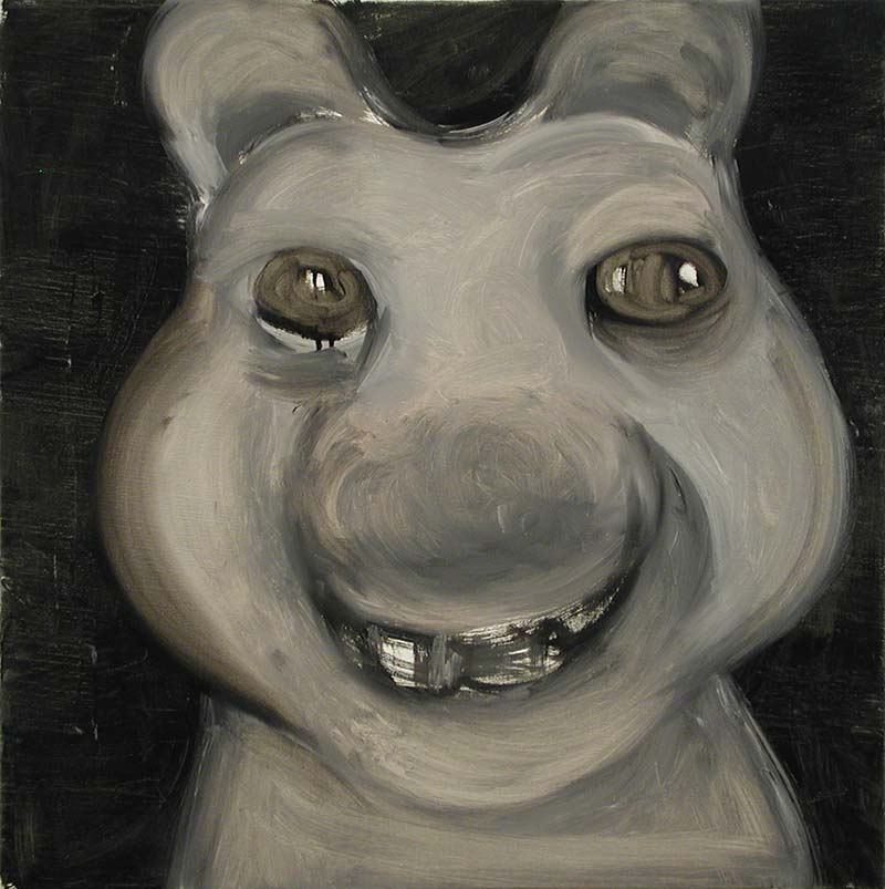 Schulz, Öl auf Leinwand, 60 x 60 cm
