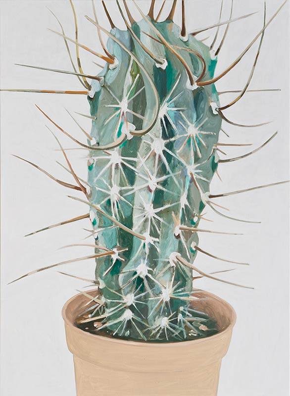 Kaktus / Cactus, Öl auf Leinwand, 150 x 110 cm