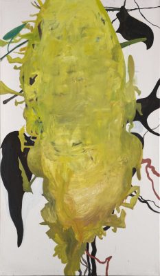 Gelbe Arche, 2019, Öl auf Leinwand, 240 x 140 cm